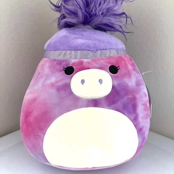 Willow Pegasus Squishmallow 12 inch New with Tag Kelly Toy Pillow Pink Purple - Picture 7 of 8